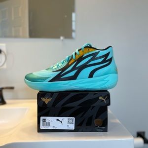 Puma MB.02 Honeycomb 10.5 teal turquoise black basketball jordan air max LeBron